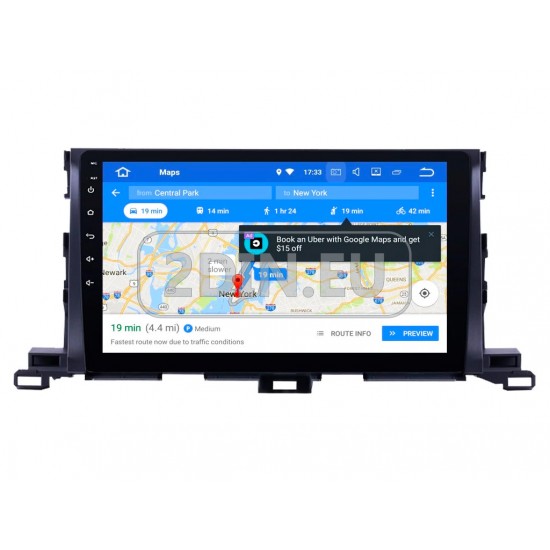 TOYOTA Highlander - 10.1" МУЛТИМЕДИЯ / Навигация android 16